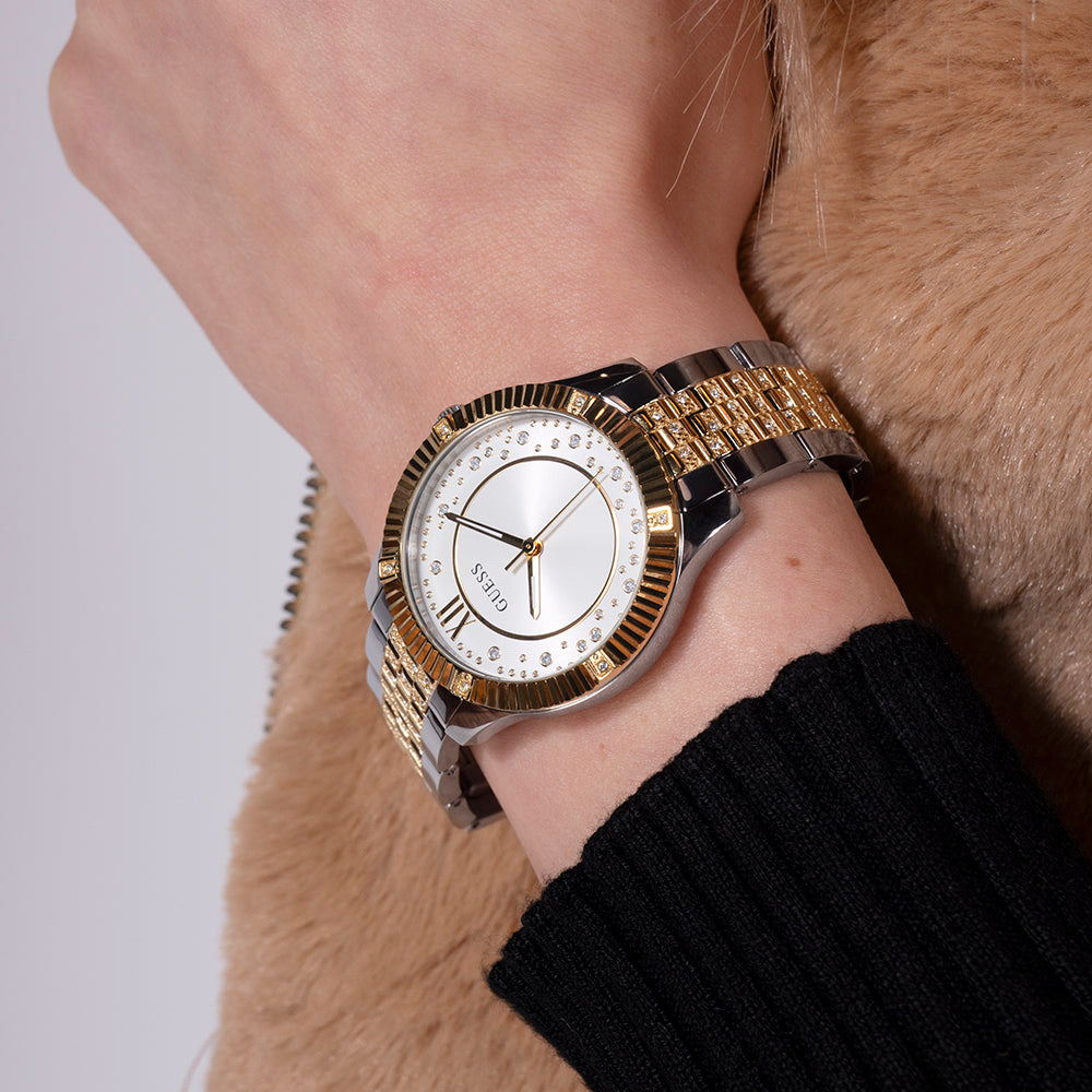 GUESS GW0765L1 RADIANT ELEGANCE - GOLD & SILVER WOMEN'S TIMEPIECE WITH STUNNING STYLE-i-Watch-4