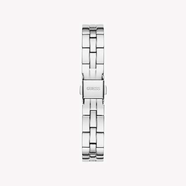 Guess Women's Silver Stainless Steel Watch, White Dial | Gw0762l1 by i-watch