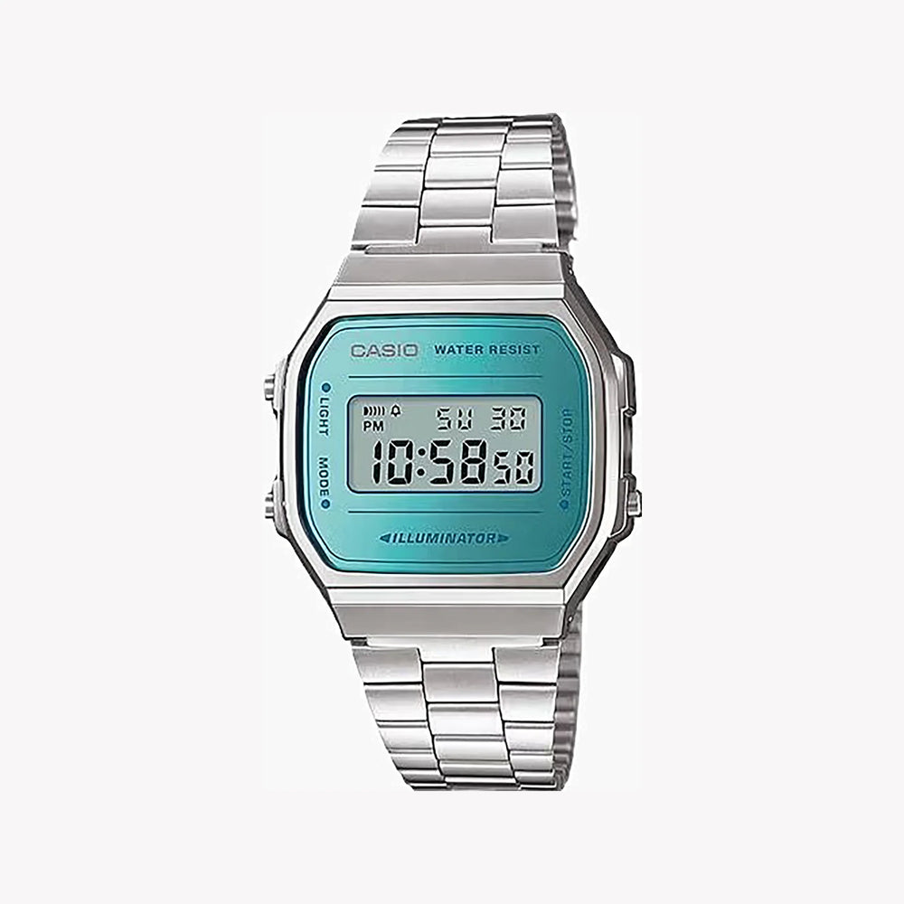 Casio Unisex Resin Watch, Metal Strap | A168wem-2ef by i-watch