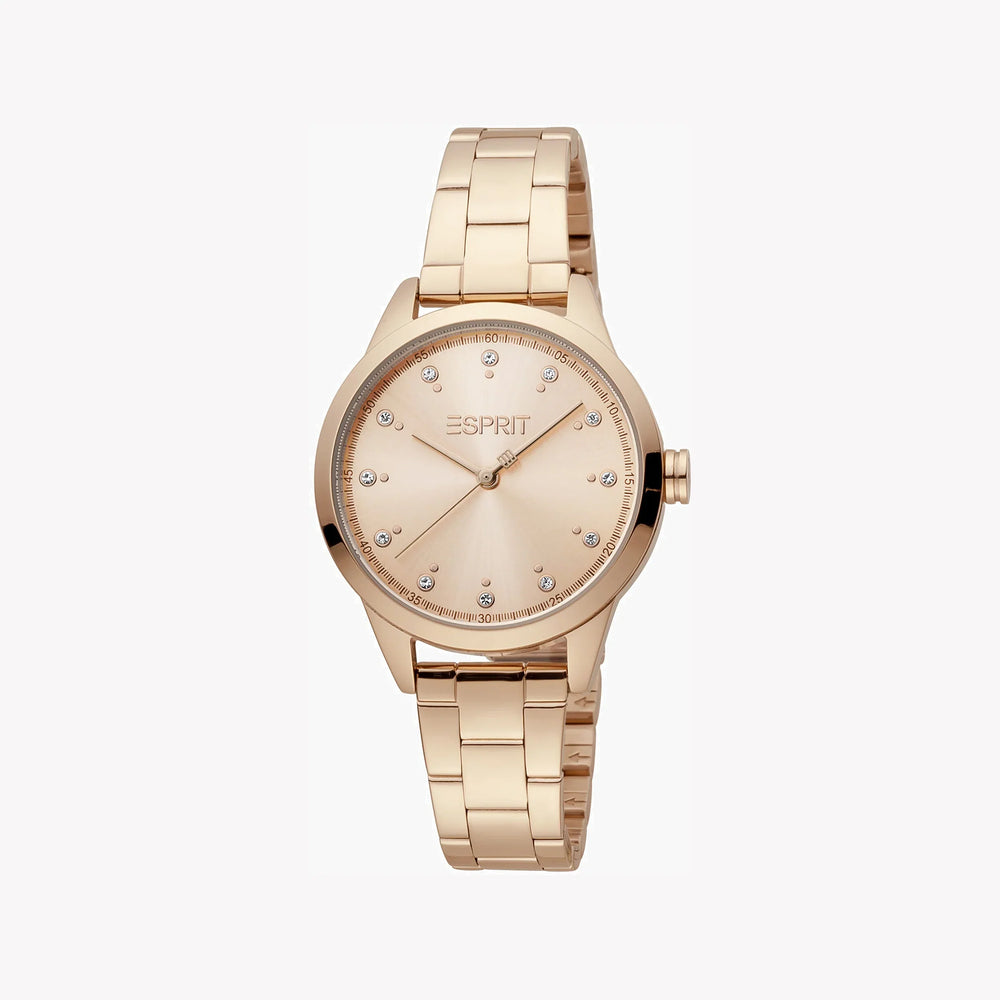 Esprit Women's Rose Gold Watch, Stainless Steel Band | Es1l092m0025 by i-watch