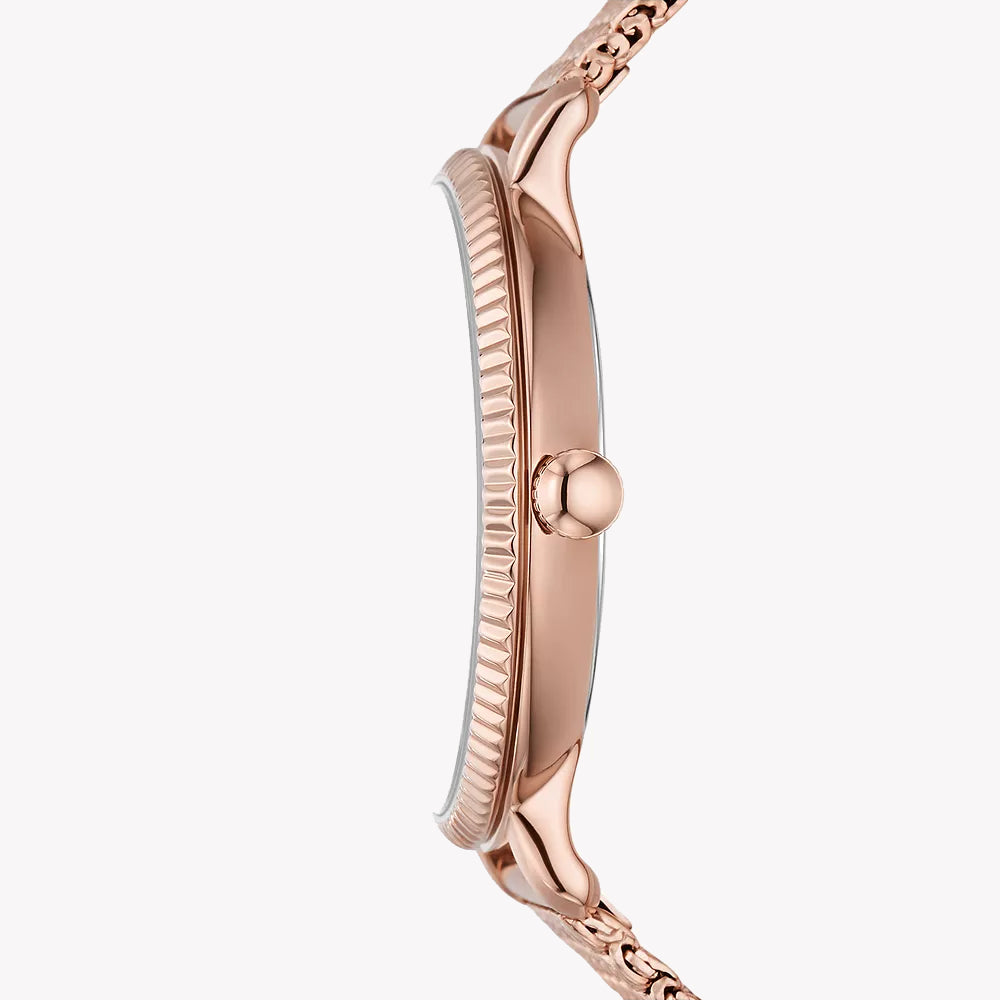 FOSSIL ES5322 ROSE GOLD ELEGANCE - TIMELESS WOMEN'S WATCH WITH BROWN DIAL-i-Watch-2