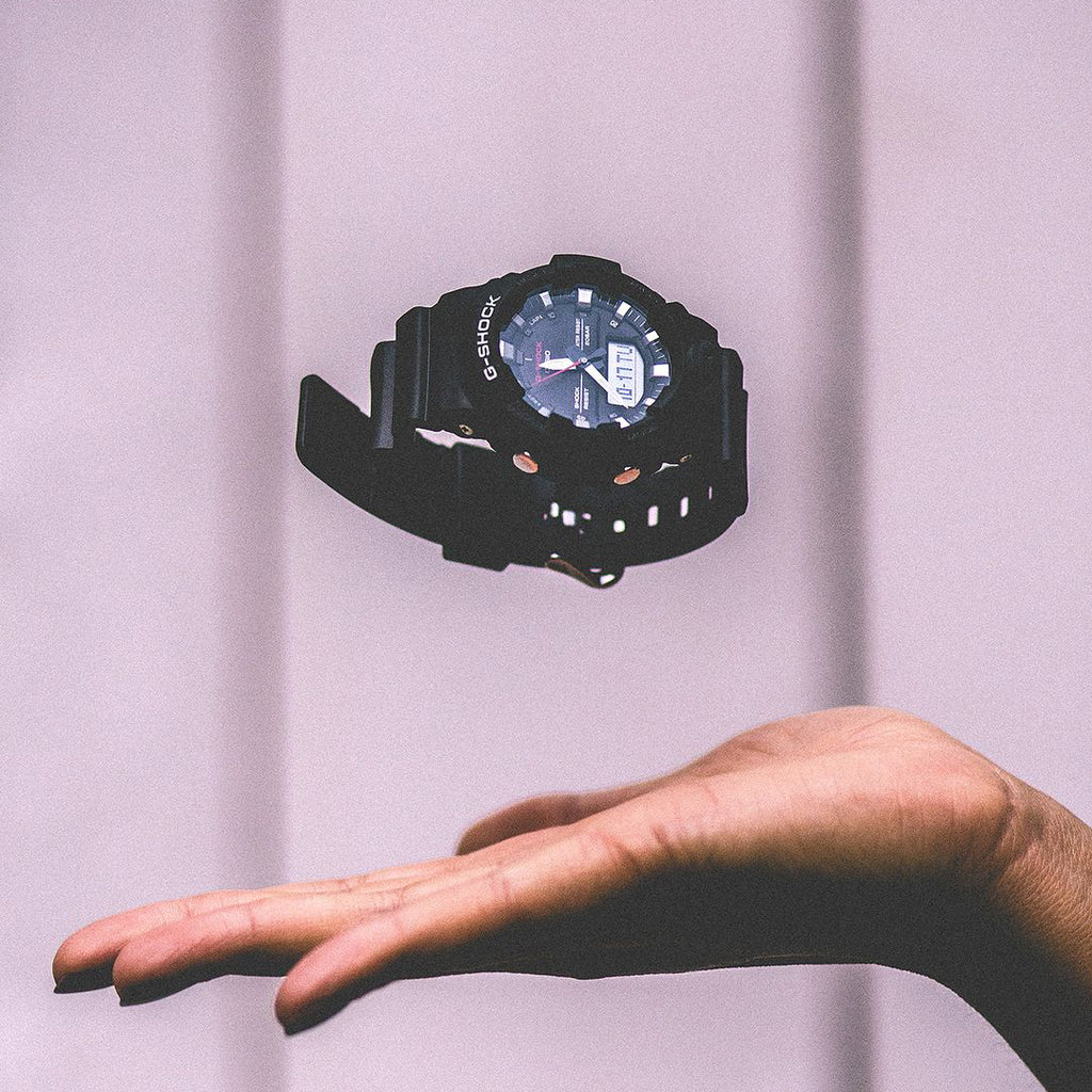 CASIO G-SHOCK GA-800-1A - BOLD FUNCTIONALITY & SPORTY STYLE Men's Watch with Black Resin Band and Dual Time Display-i-Watch-5