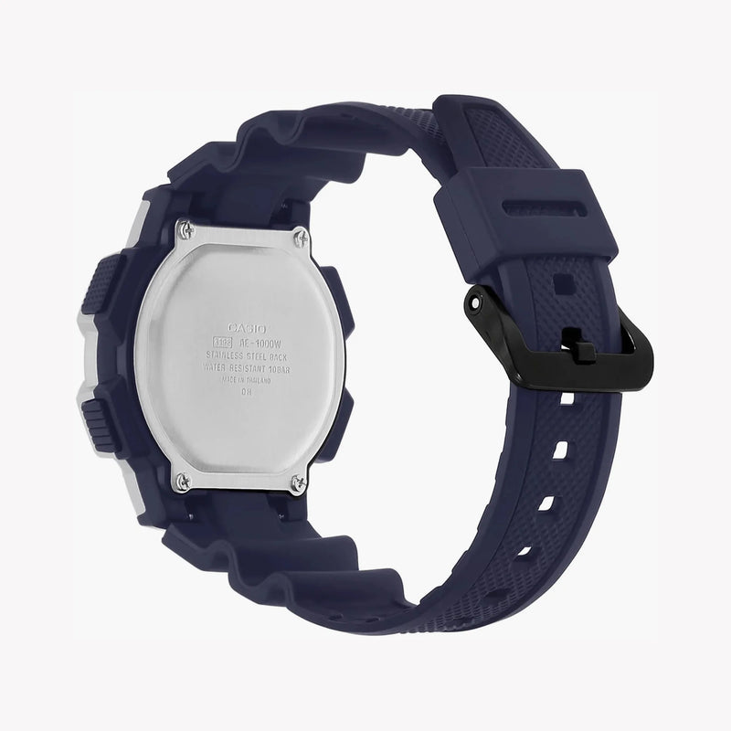 Casio Men's Grey Blue Resin Watch, Digital Display | Ae-1000w-2avdf by i-watch