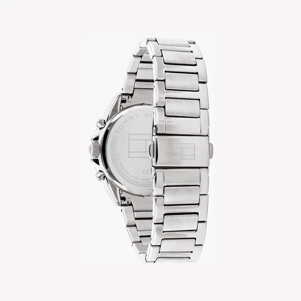 Tommy Hilfiger Men's Silver Stainless Steel Watch, Silver Dial | 1674791 by i-watch