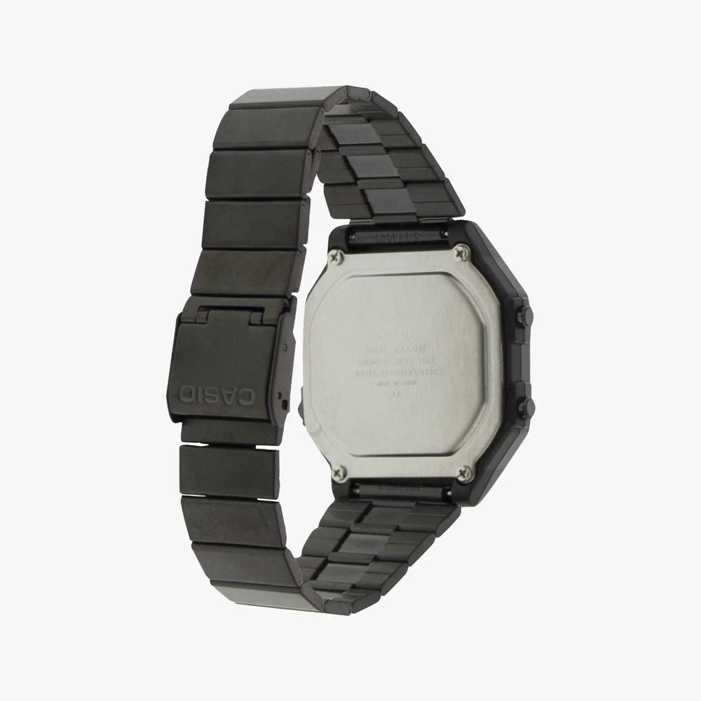 Casio Men's Black Resin Watch, Stainless Steel Band | B650wb-1bdf by i-watch