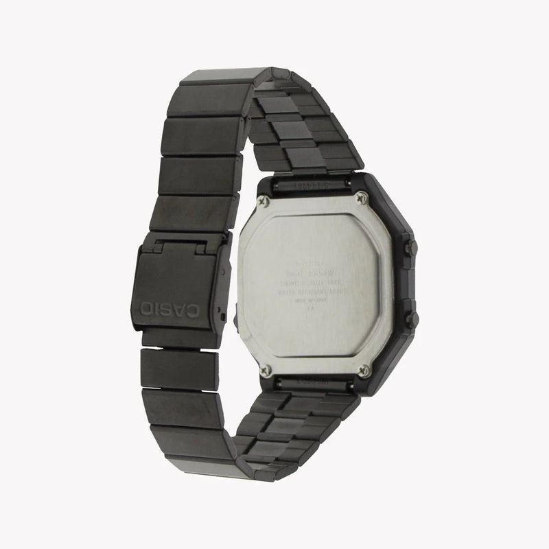 Casio Men's Black Resin Watch, Stainless Steel Band | B650wb-1bdf by i-watch
