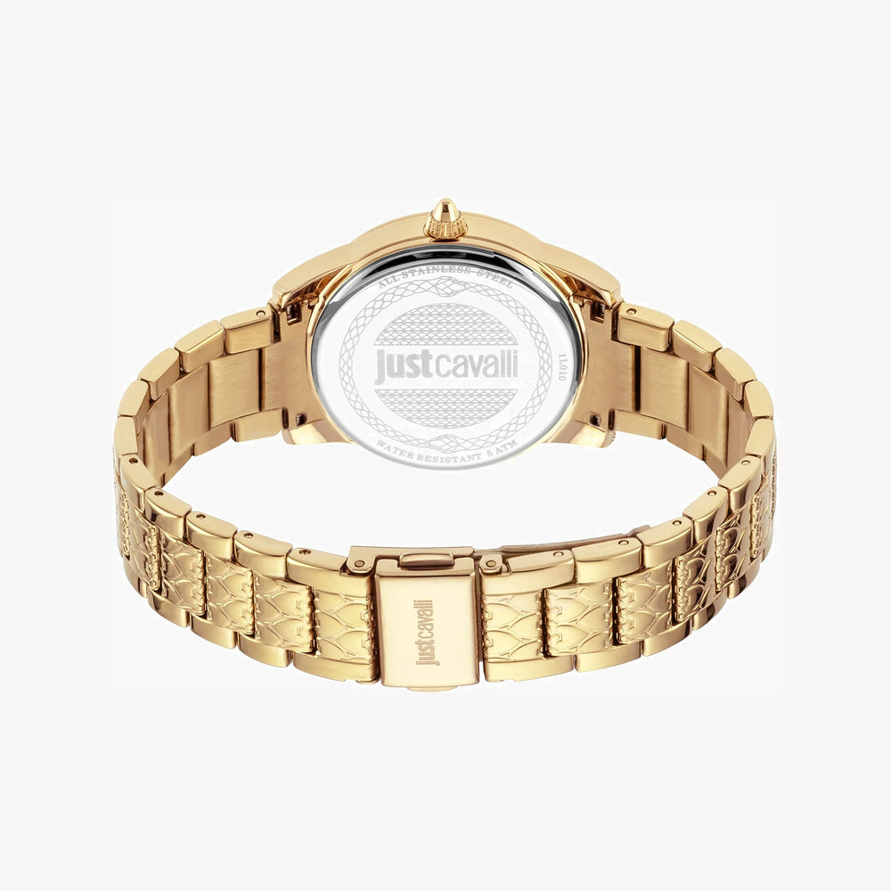 Just Cavalli Women's Gold Watch, Champagne Dial | Jc1l010m0565 by i-watch