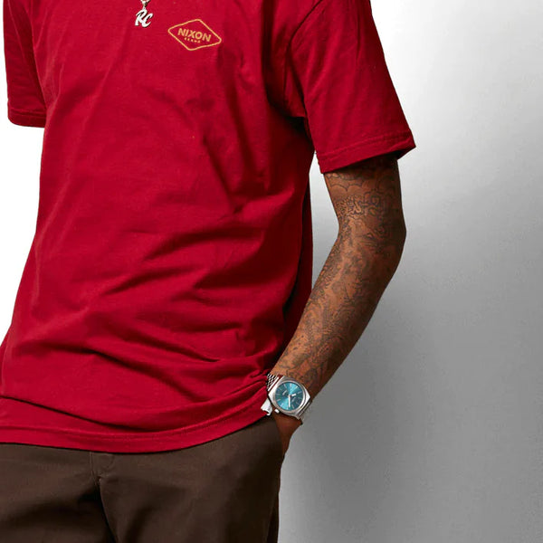 Nixon Men's Silver Stainless Steel Watch, Blue Dial | A1369-5161 by i-watch