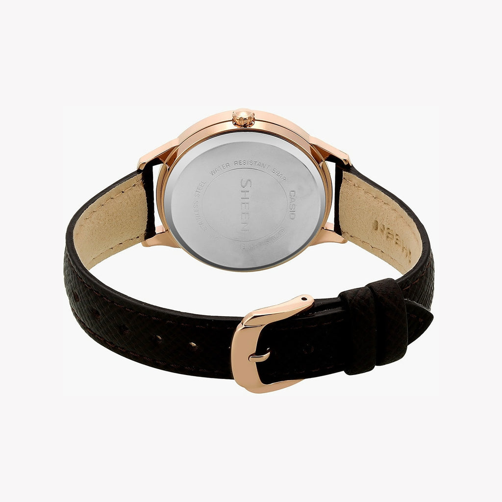 CASIO SHE-3058PGL-5AUDR ELEGANT VERSATILITY - STYLISH ROSE GOLD WATCH FOR THE MODERN WOMAN-i-Watch-3