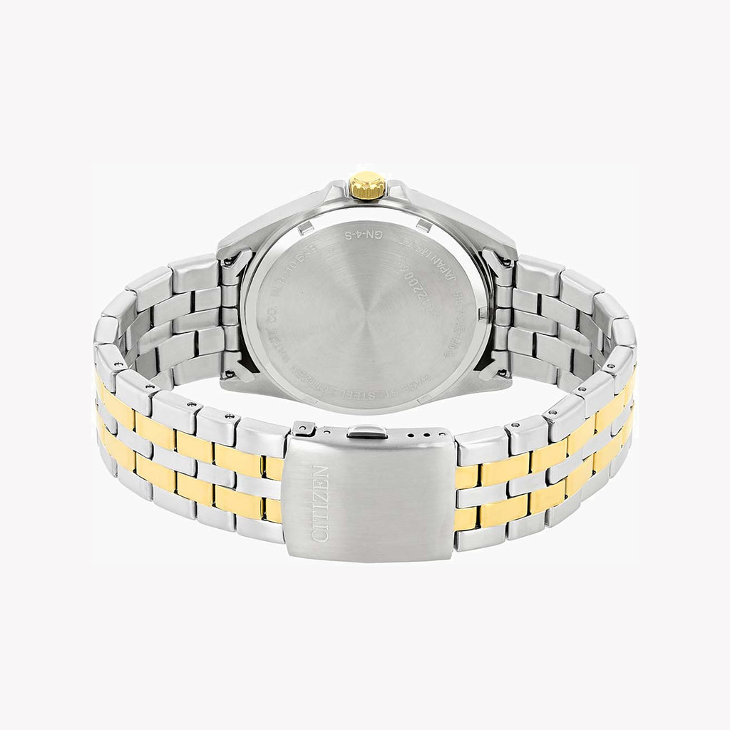 CITIZEN BI5056-58A - DYNAMIC ELEGANCE: MENS GOLD & SILVER STAINLESS STEEL WATCH-i-Watch-3