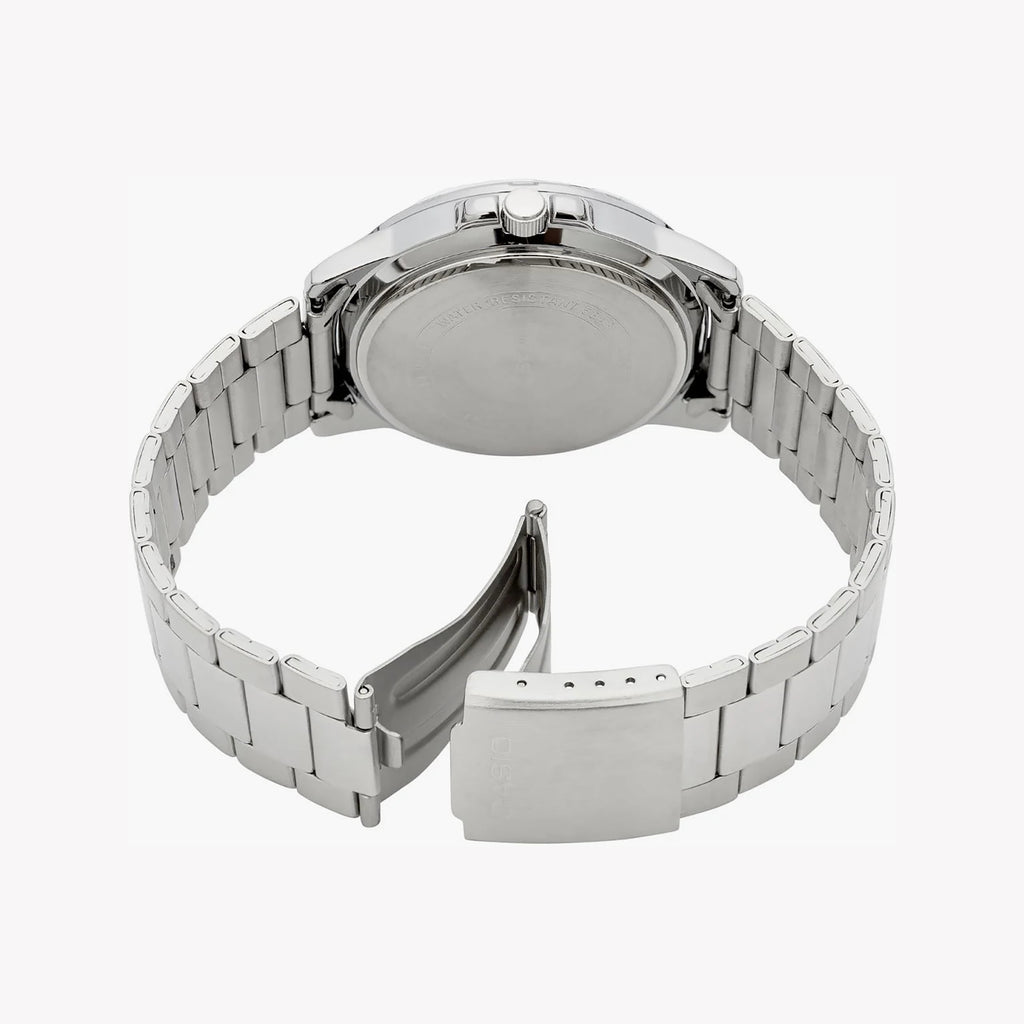 MTP-VD01D-3BVUDF MEN'S TIMEPIECE - ELEGANT GREEN DIAL & STAINLESS STEEL BRACELET