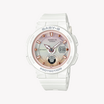 BABY-G BGA-250-7A2DR - SUMMER ESCAPADE - Chic Sporty Women's Watch in White Resin with Neon Display