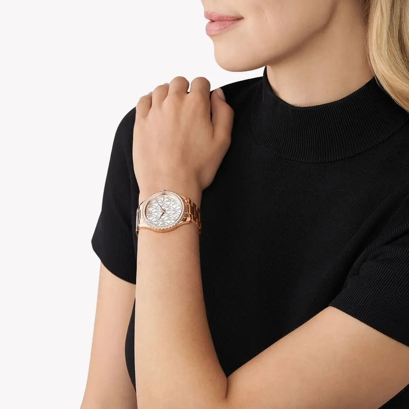 Michael Kors Women's Rose Gold Watch, White Dial | Mk7297 by i-watch