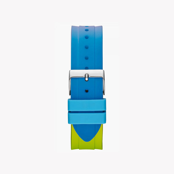 Guess Women's Blue Rubber Watch, Multicolor Band | W0979l28 by i-watch