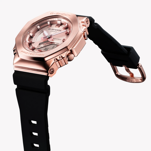 G-Shock Gm-S2100pg-1a4dr - Elegant Rose Gold Resilient Timepiece For Adventurous Women by i-watch