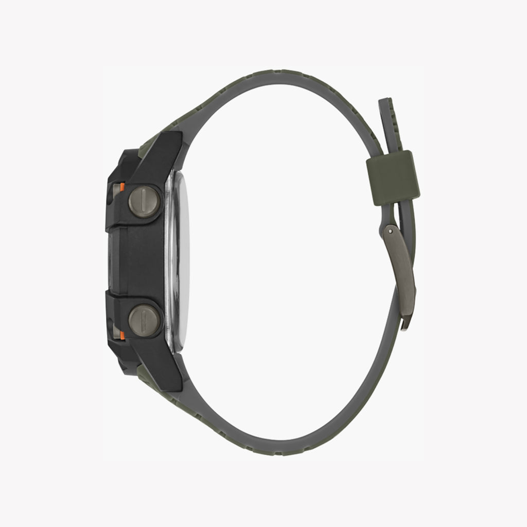 GUESS GW0342G1 - VIBRANT GREEN & BLACK STAINLESS STEEL MEN'S WATCH - BOLD STYLE, AQUATIC READY!-i-Watch-2