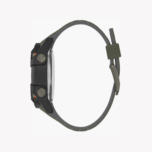 Guess Men's Black Stainless Steel, Green Silicone | Gw0342g1 by i-watch