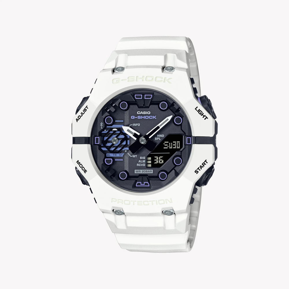 Casio G-Shock Ga-B001sf-7adr Adventurer's Ally - Men's White Resin Watch With Black Dial by i-watch