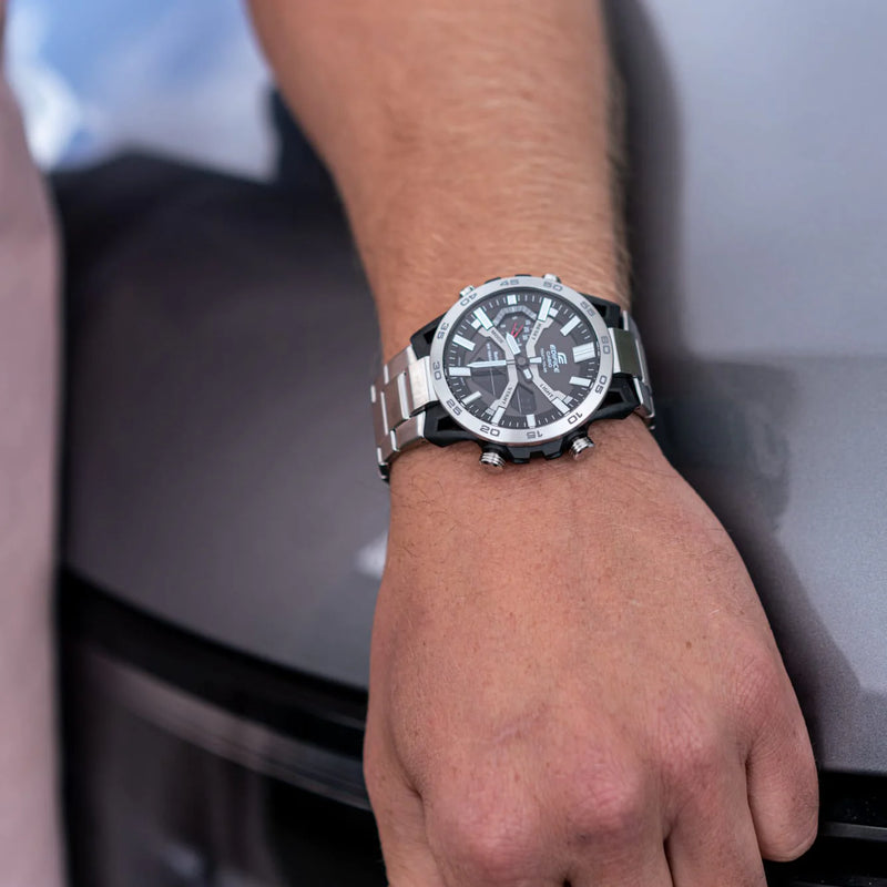 CASIO ECB-2000D-1AEF - TIMELESS POWERHOUSE MEN'S WATCH WITH SOLAR TECHNOLOGY & WATER RESISTANCE-i-Watch-2