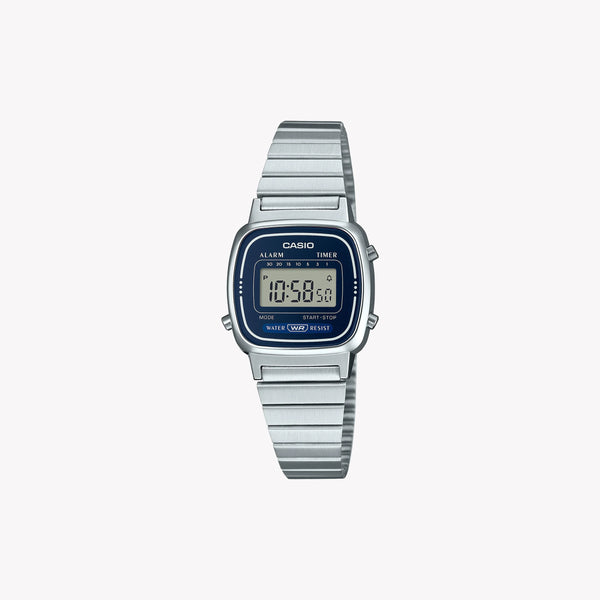 Casio Women's Silver Watch, Stainless Steel | La-670wa-2df by i-watch