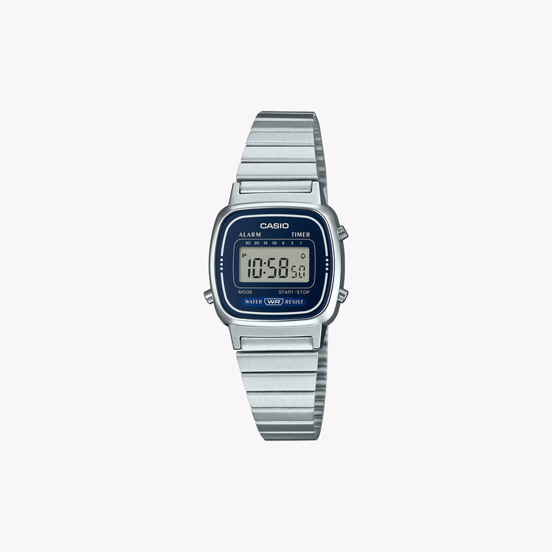 Casio Women's Silver Watch, Stainless Steel | La-670wa-2df by i-watch