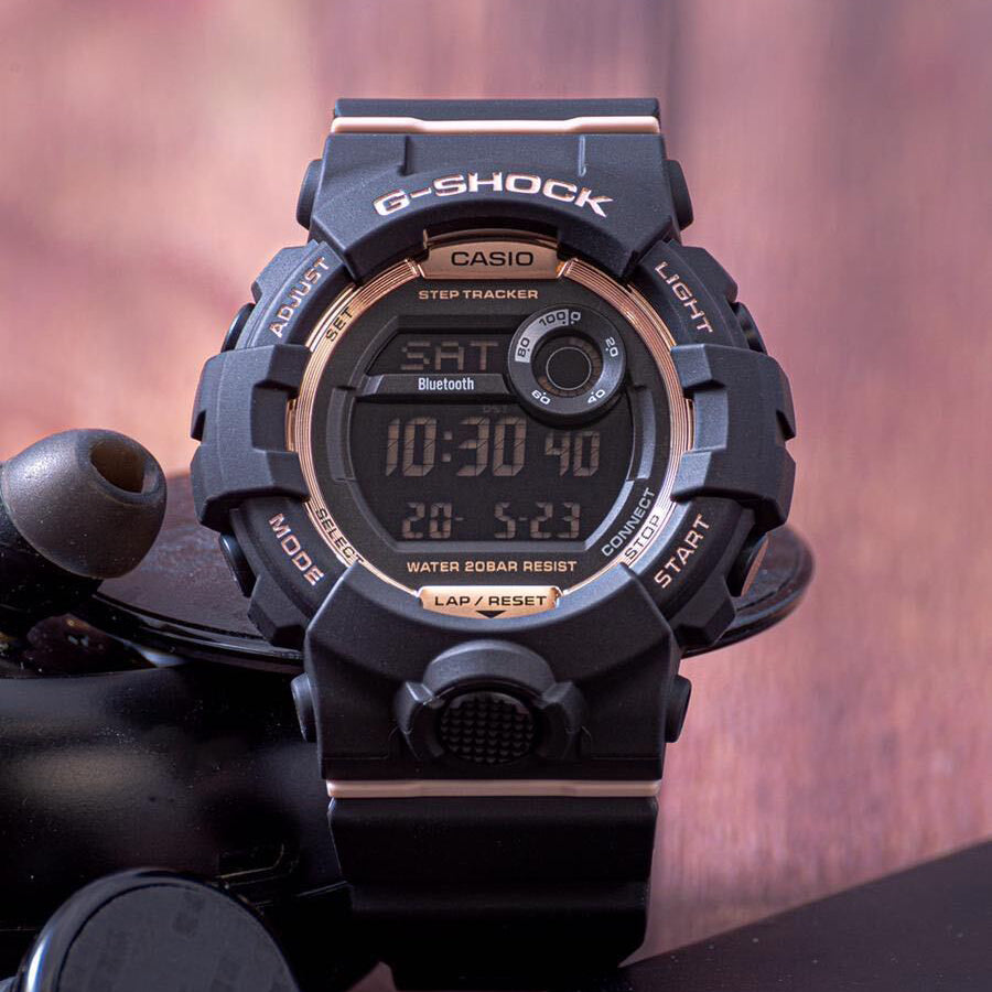 CASIO G-SHOCK GMD-B800-1DR - SPORTY ELEGANCE UNISEX WATCH WITH BLACK RESIN BAND AND DIGITAL DISPLAY-i-Watch-2