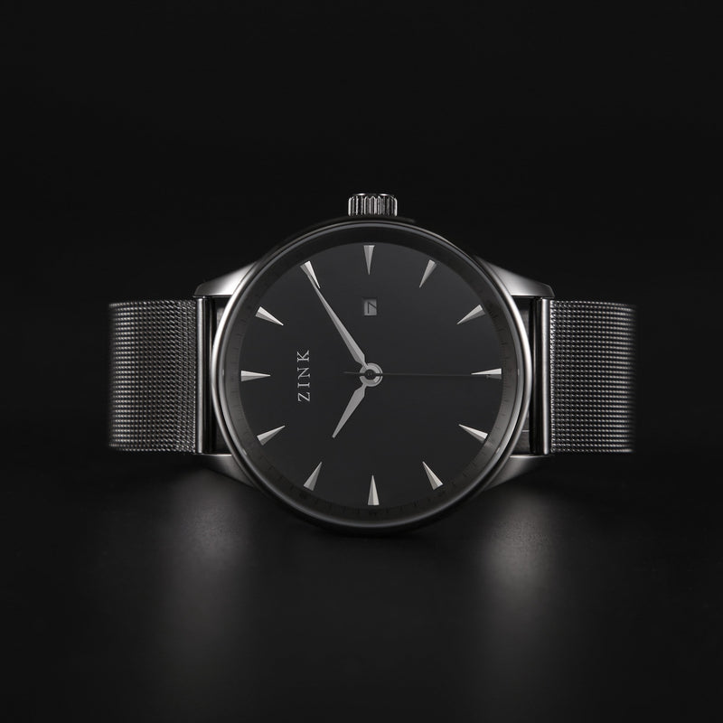 Zink Men's Black Stainless Steel Watch | Zk127g1ms-21 by i-watch