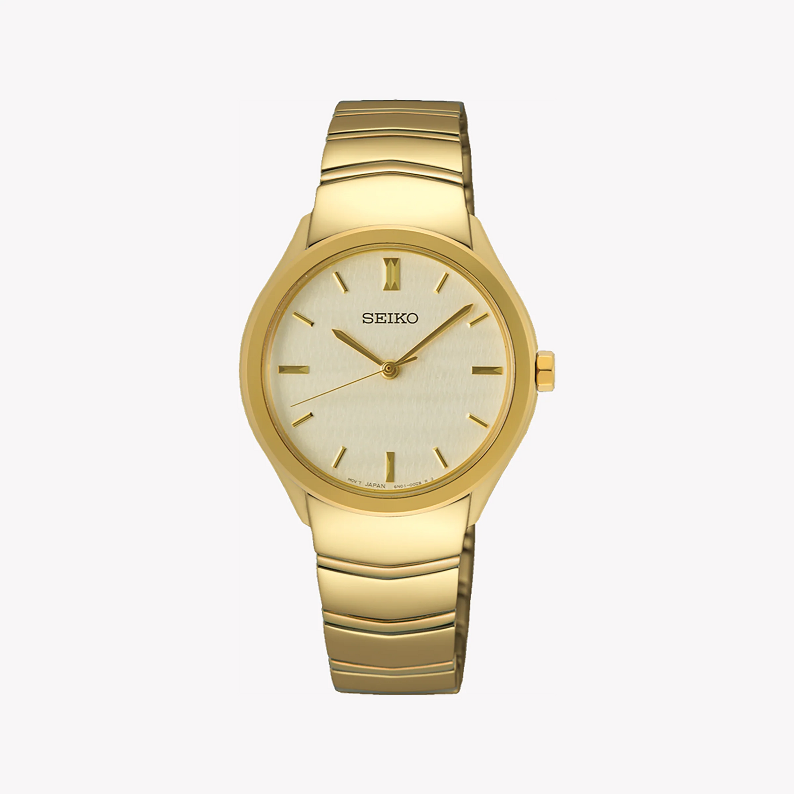 Seiko Women's Gold Watch, Beige Dial | Sur552p1 by i-watch