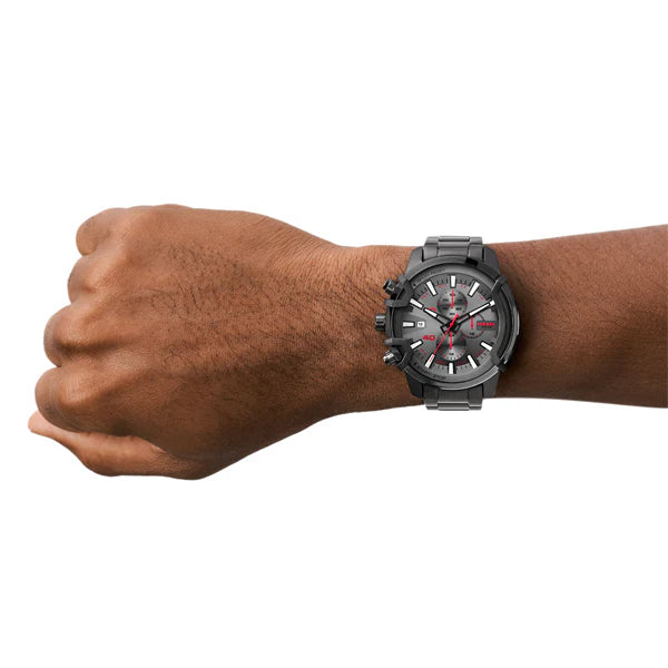 Diesel Men's Gun Stainless Steel Watch, Grey Dial | Dz4586 by i-watch