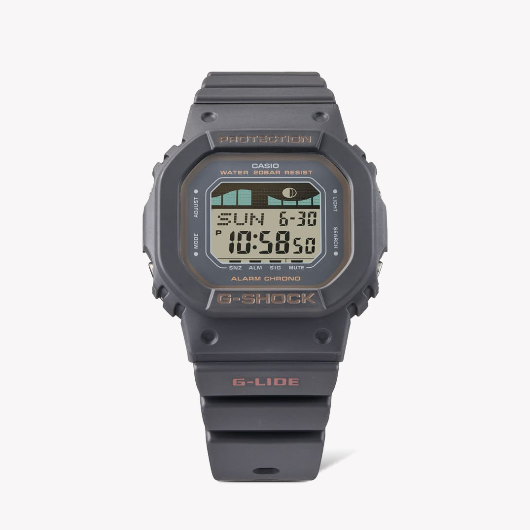 CASIO G-SHOCK GLX-S5600-1 G-LIDE Black - SURF TIDE GRAPHS Women's Watch