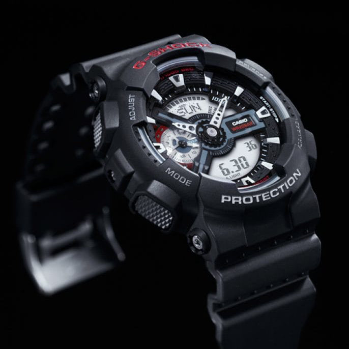 CASIO G-SHOCK GA-110-1A BOLD ADVENTURE - MEN'S SPORTY TIMEPIECE WITH BLACK RESIN BAND-i-Watch-3