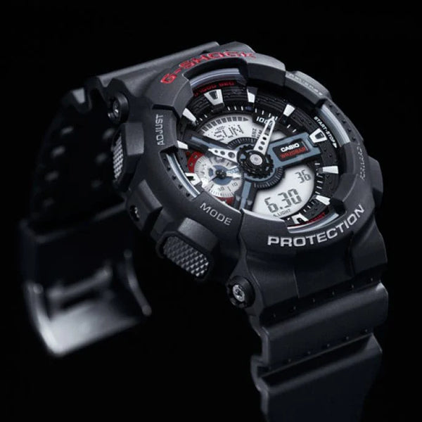 G-Shock Men's Black Resin Watch, Bold Design | Ga-110-1a by i-watch