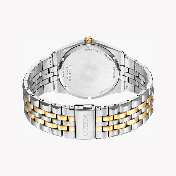 Citizen Men's Stainless Steel & Gold Watch, White Dial | Bm7334-58b by i-watch