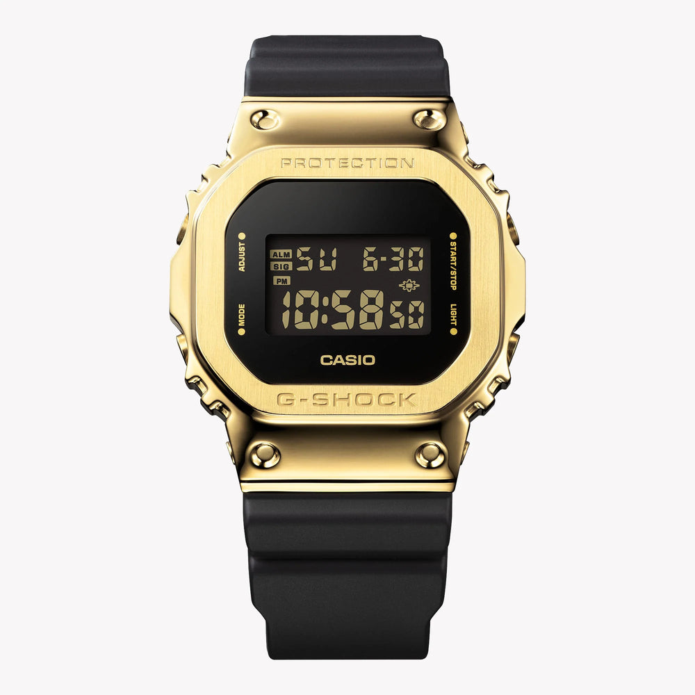 Casio G-Shock Men's Gold & Black Watch, Resin & Steel | Gm-5600g-9er by i-watch