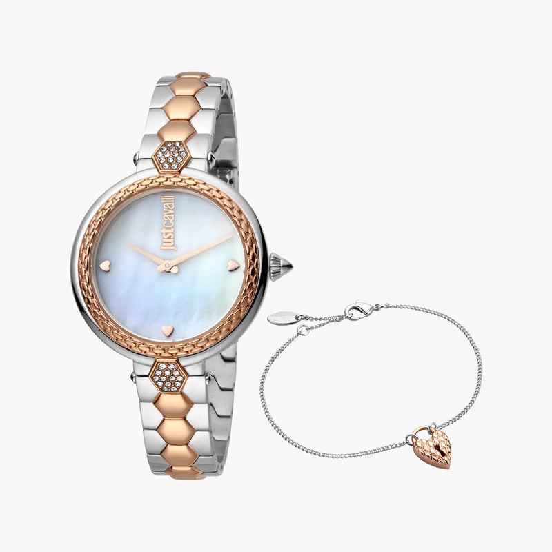 Just Cavalli Women's Rose Gold Stainless Steel Watch, Rose Gold Stainless Steel Case | Jc1l128m0605 by i-watch