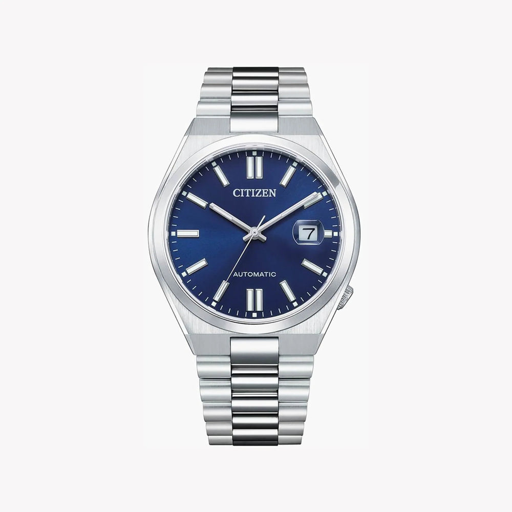 Citizen Nj0150-81l Bold Elegance - Stainless Steel Automatic Men's Watch With Blue Dial by i-watch