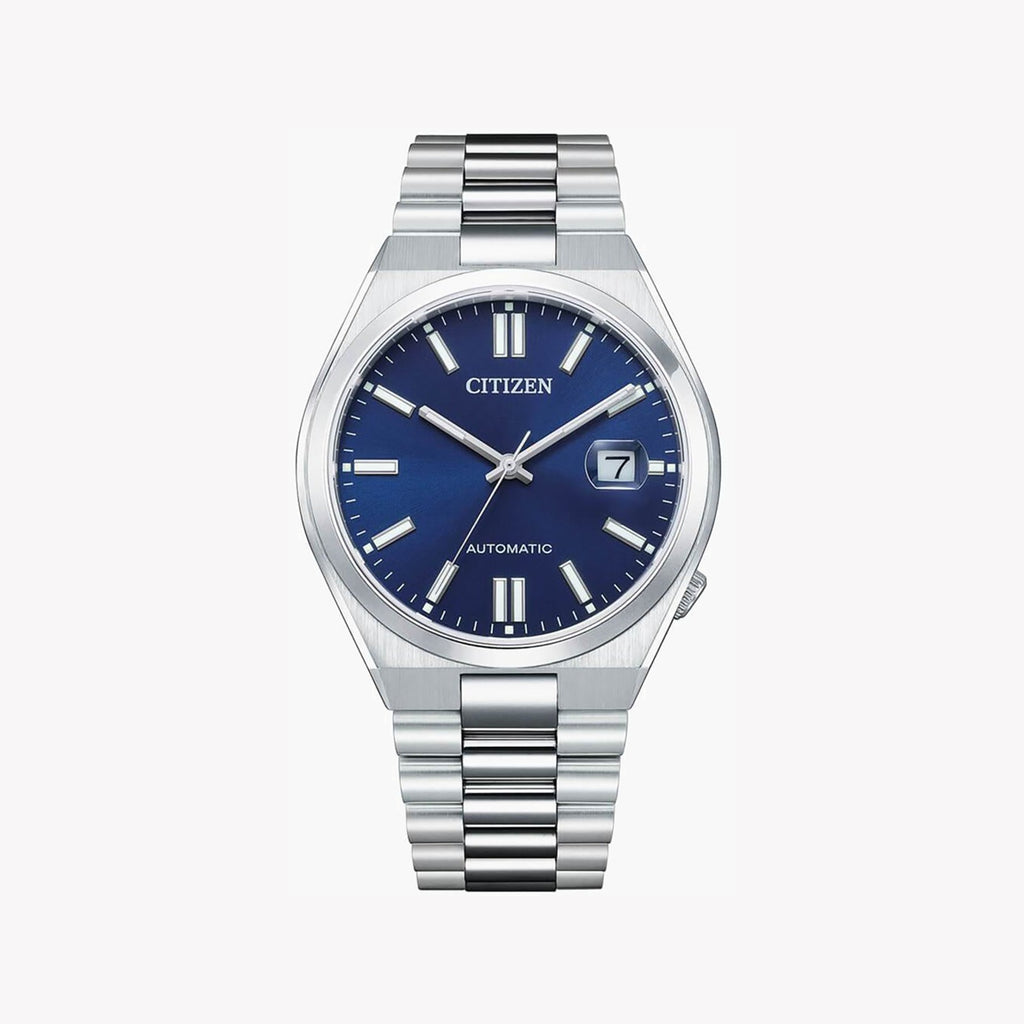 CITIZEN NJ0150-81L BOLD ELEGANCE - STAINLESS STEEL AUTOMATIC MEN'S WATCH WITH BLUE DIAL