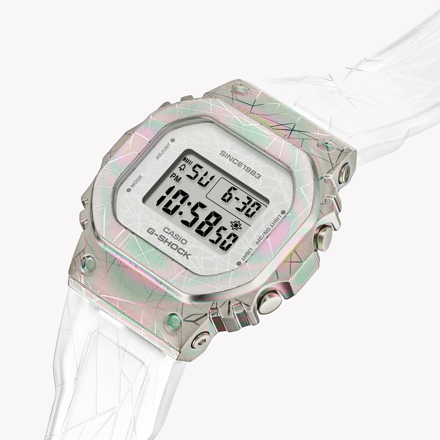 CASIO G-SHOCK GM-S5640GEM-7 G-SHOCK THE ORIGIN METAL COVERED SMALL - 40th Anniversary ADVENTURE GEM SERIE Women's Watch