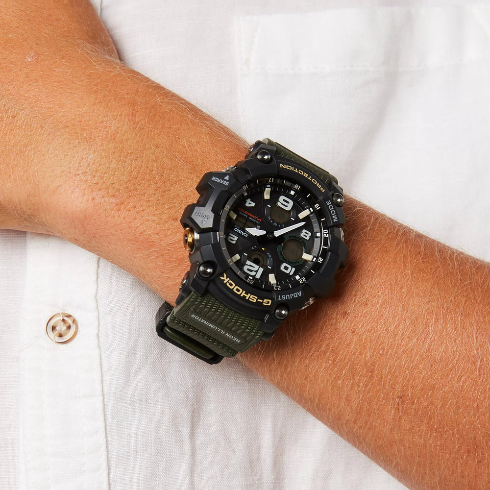 Casio G-Shock Gsg-100-1a3dr - Unyielding Adventurer Men's Watch With Black Stainless Steel And Resin Band by i-watch