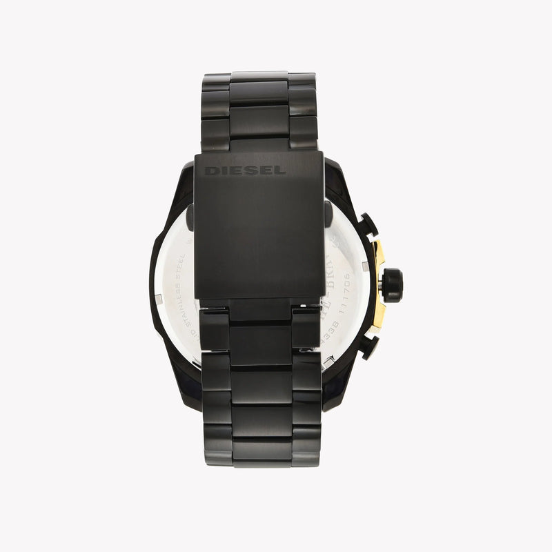 Diesel Men's Black Stainless Steel Watch, Black Dial | Dz4338 by i-watch