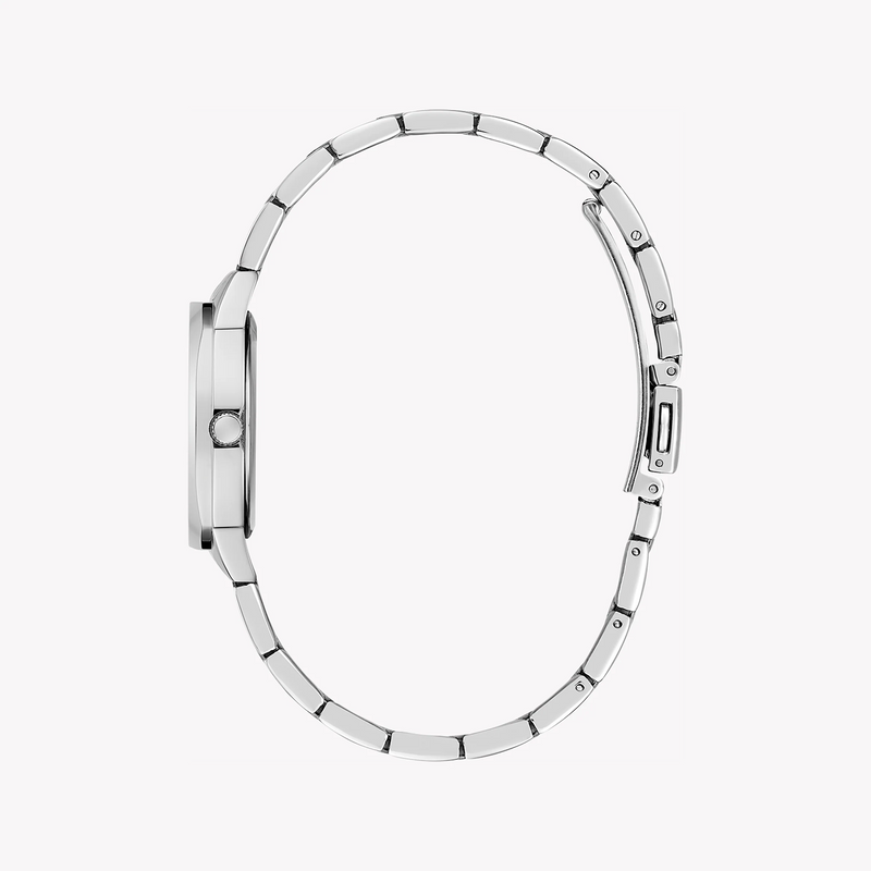 Guess Women's Silver Stainless Steel Watch, White Dial | Gw0767l1 by i-watch