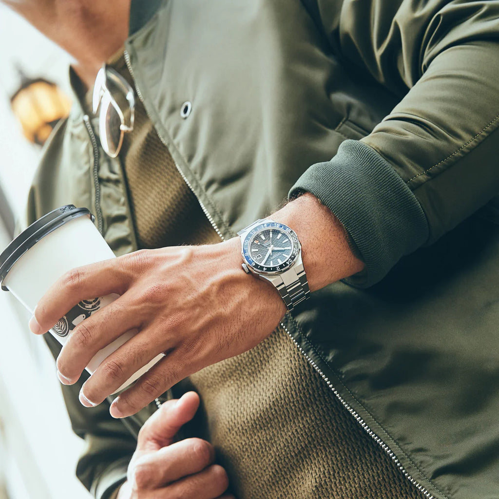 CITIZEN NB6031-56E DYNAMIC PRECISION - STYLISH AUTOMATIC MEN'S WATCH with GMT & LUMINOUS HANDS-i-Watch-2