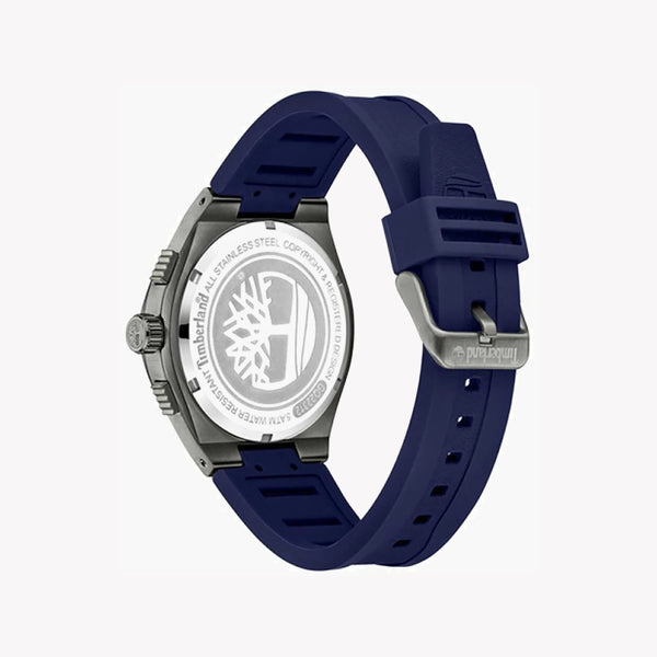 Timberland Men's Grey Stainless Steel Watch, Dark Blue Dial | Tdwgq2231201 by i-watch