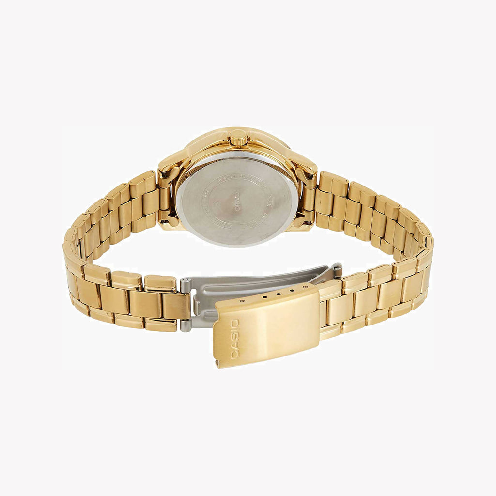 CASIO Women's Watch with Gold Stainless Steel Case and Gold Stainless Steel Band-i-Watch-2