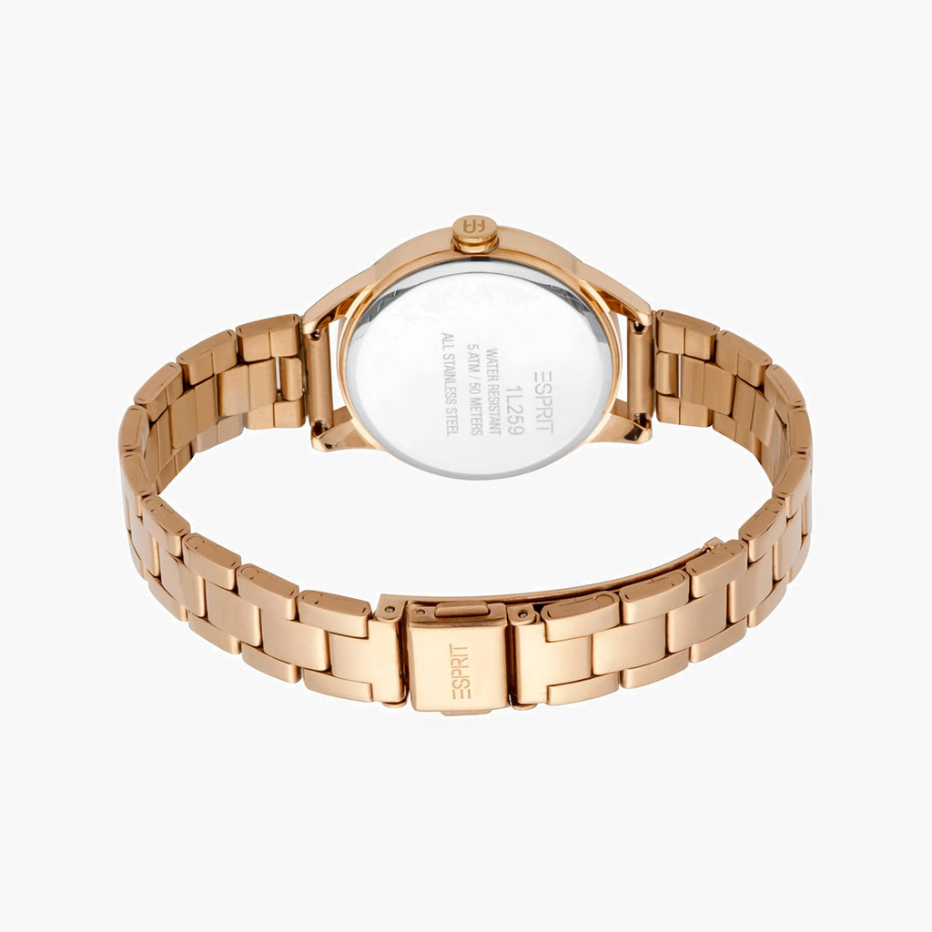 ESPRIT Women's Watch with Rose Gold Stainless Steel Case and Rose Gold Stainless Steel Band-i-Watch-4