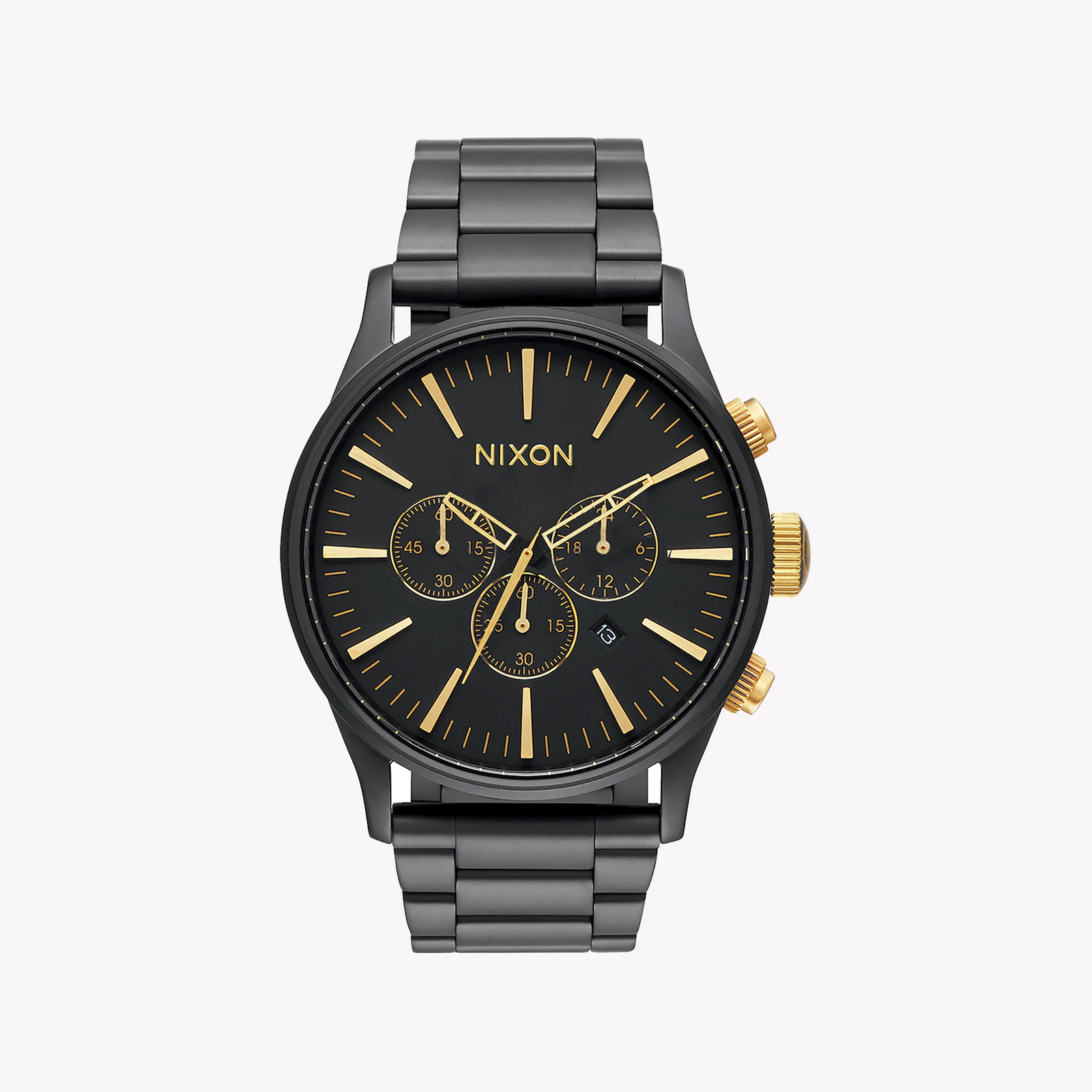 Nixon Men's Black Stainless Steel Watch, Black Dial | A386-1041 by i-watch
