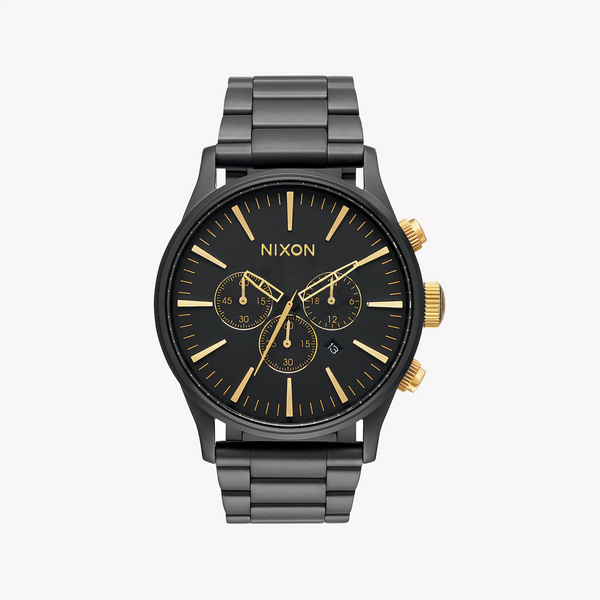 Nixon Men's Black Stainless Steel Watch, Black Dial | A386-1041 by i-watch