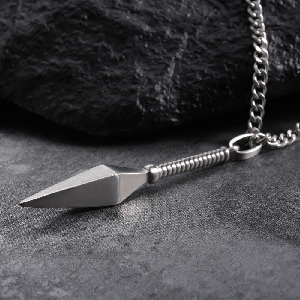 Zink Men's Stainless Steel Necklace - Silver | Zjpd013s by i-watch