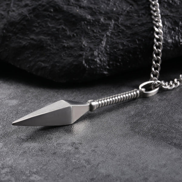 Zink Men's Stainless Steel Necklace - Silver | Zjpd013s by i-watch