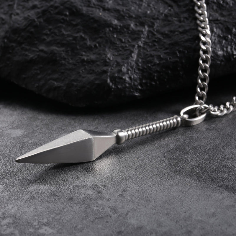 Zink Men's Stainless Steel Necklace - Silver | Zjpd013s by i-watch
